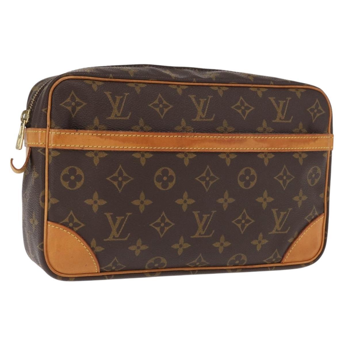Louis Vuitton Monogram Compiegne 28 Clutch Bag M51845 Lv Auth Am10267